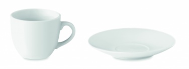 Logotrade promotional item picture of: Espresso cup and saucer 80 ml